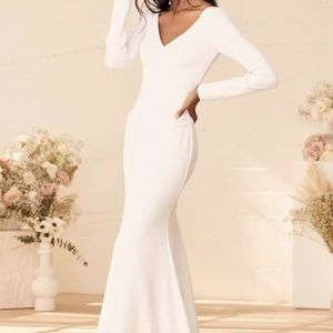 Lulus wedding dress